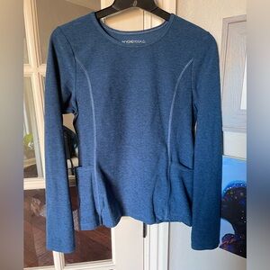 Beyond Yoga Spacedye Out Of Pocket Pullover
Celestial Blue Heather XL pockets